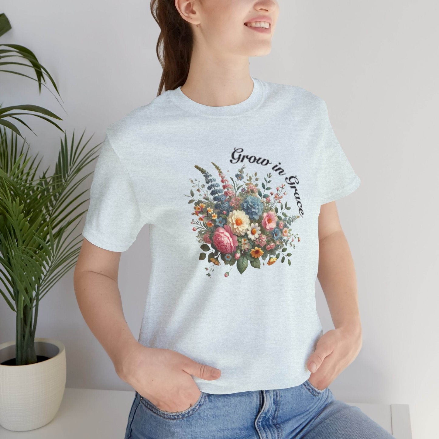 Grow in Grace Tee - FitLife - WellnessOasis