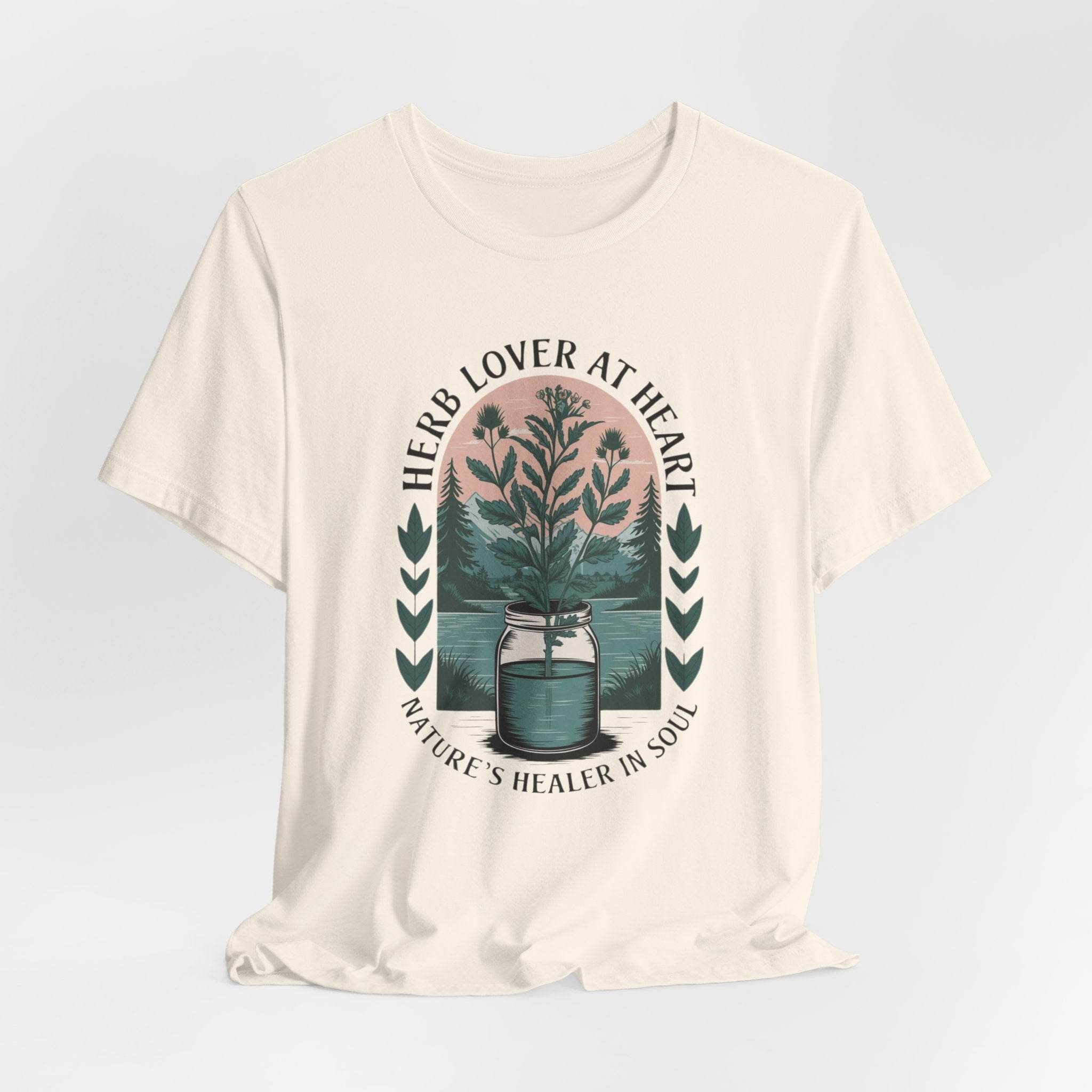 Herb Lover - Nature's Healer T-Shirt - FitLife - WellnessOasis