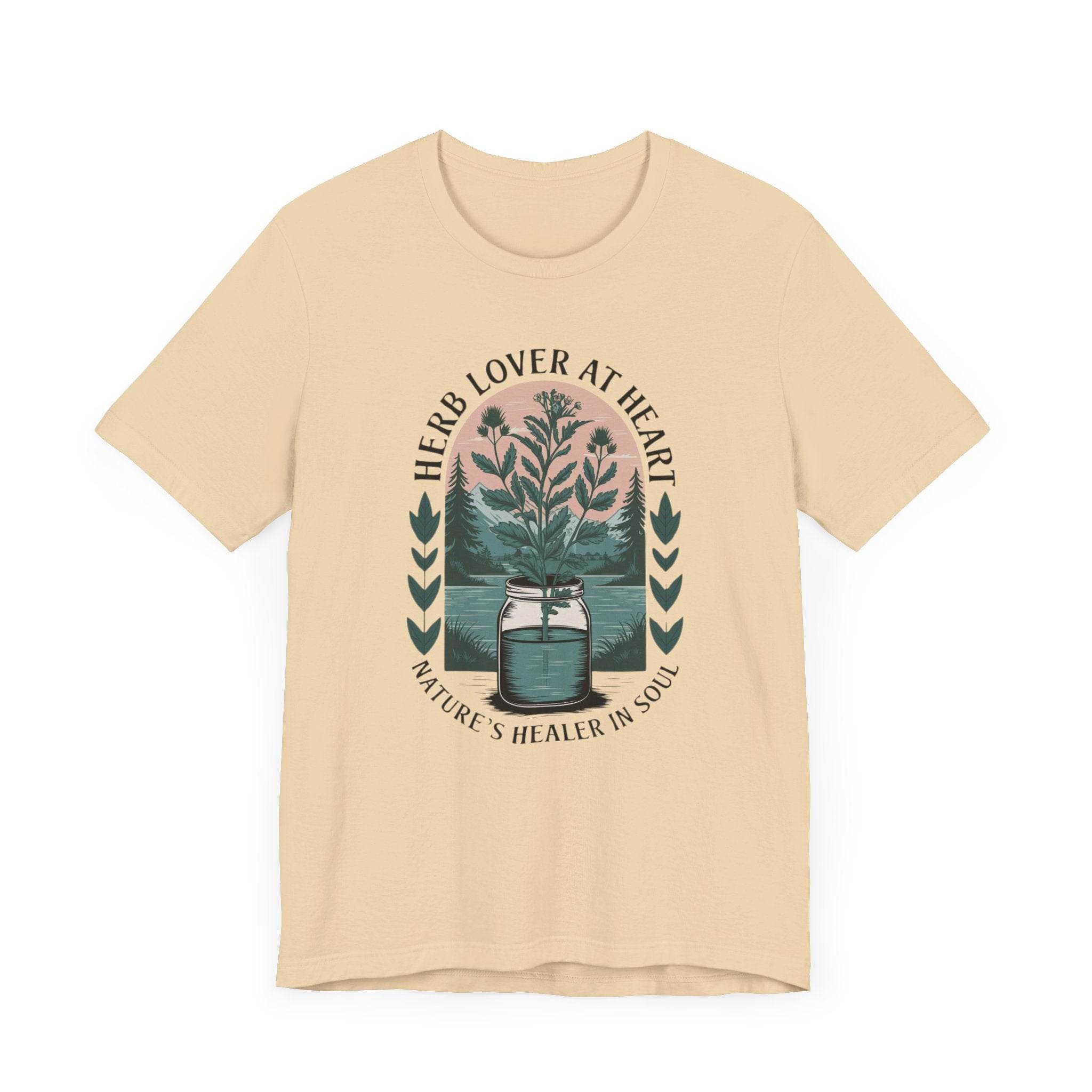 Herb Lover - Nature's Healer T-Shirt - FitLife - WellnessOasis