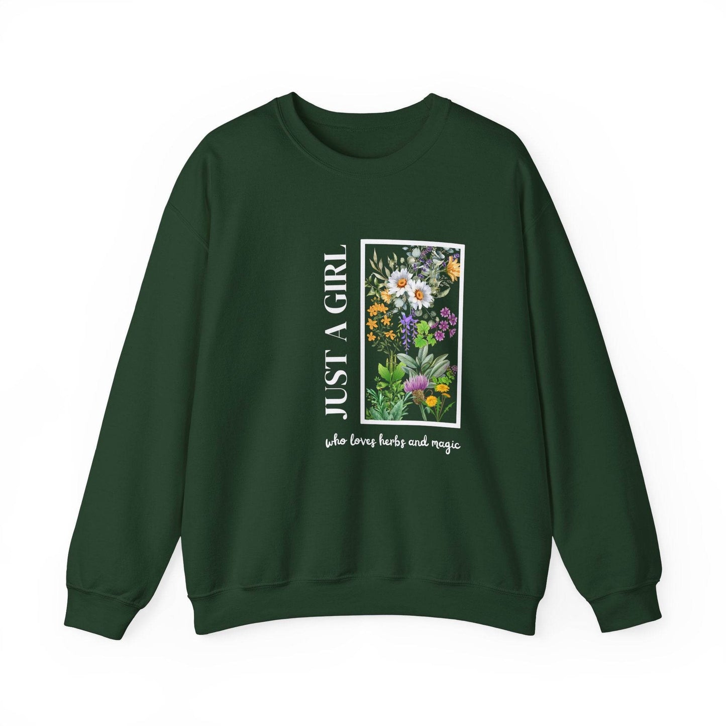 Herbal Design Sweatshirt - FitLife - WellnessOasis