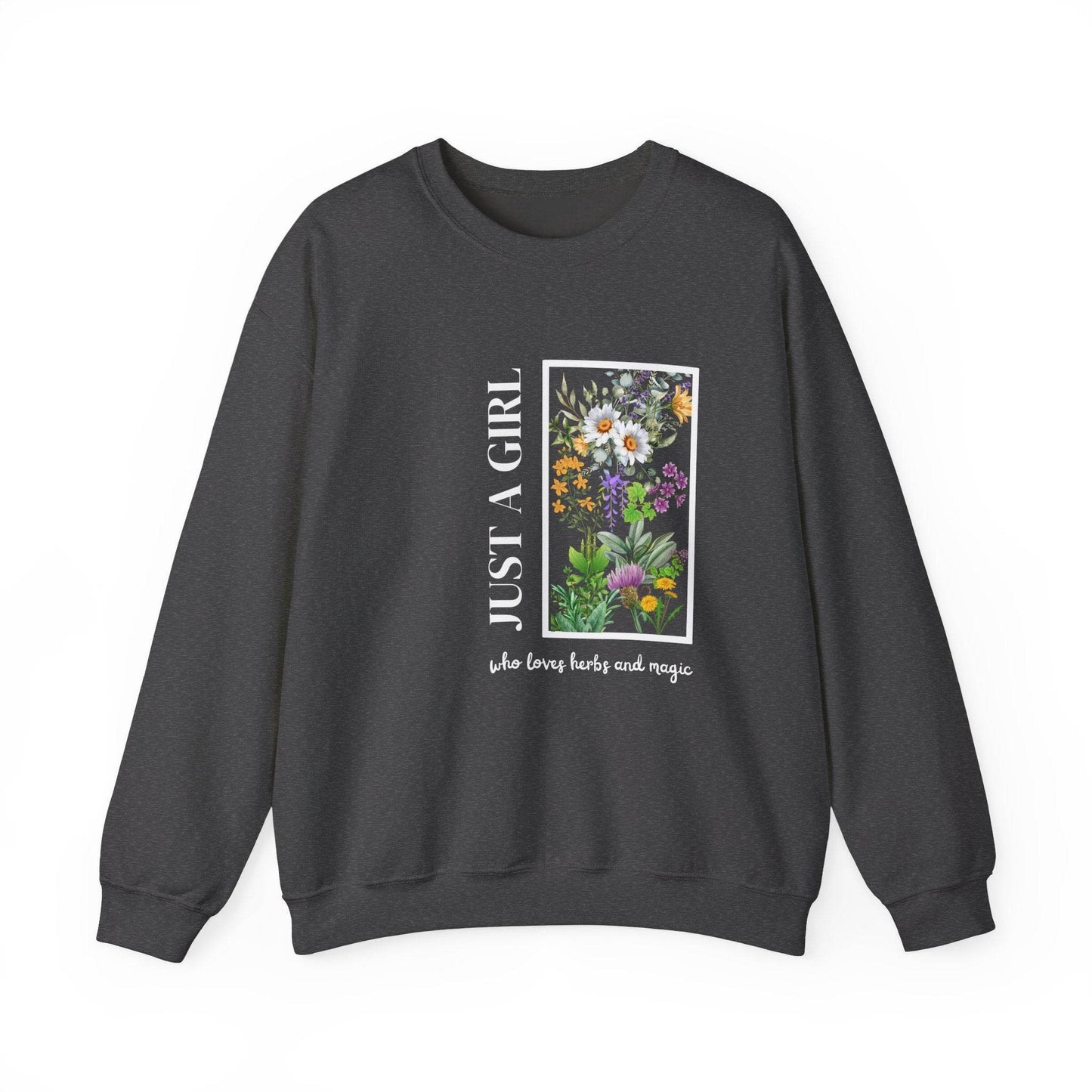 Herbal Design Sweatshirt - FitLife - WellnessOasis