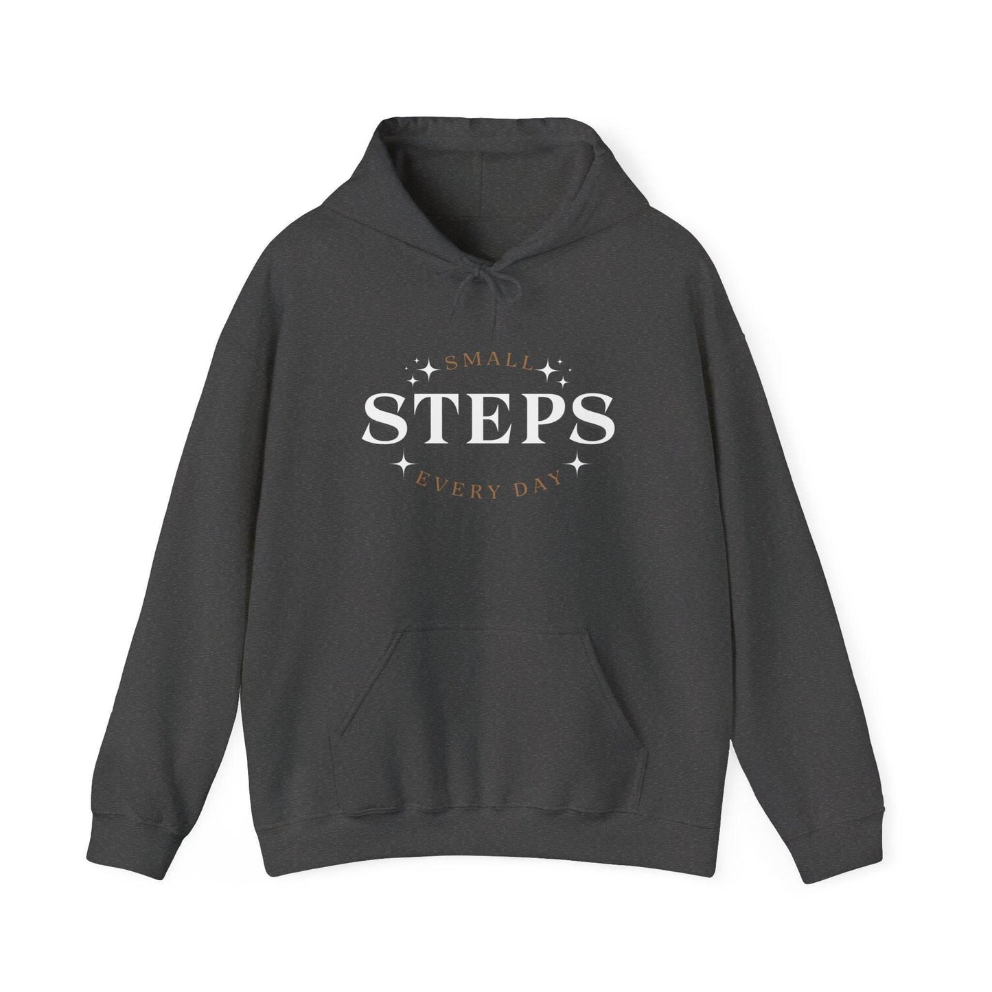 Hooded Sweatshirt Small Steps Every Day - FitLife - WellnessOasis