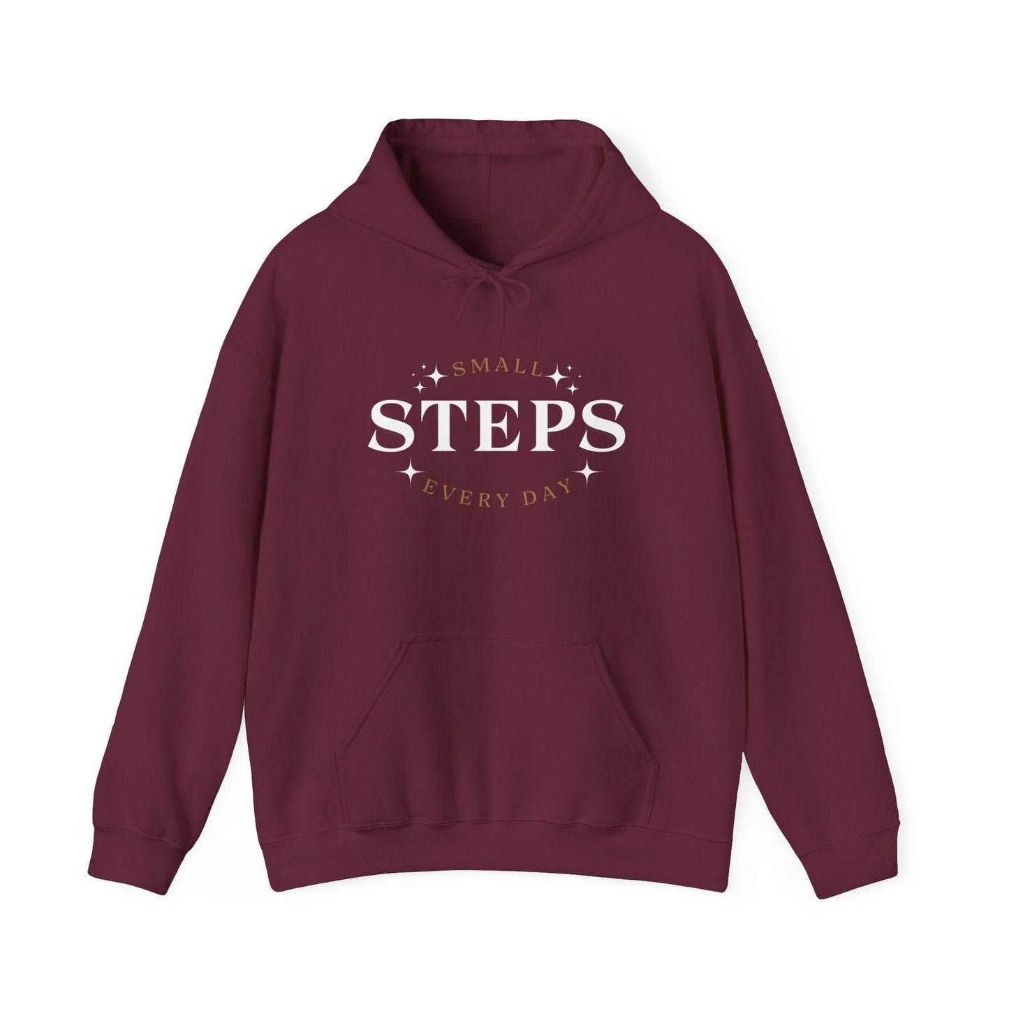Hooded Sweatshirt Small Steps Every Day - FitLife - WellnessOasis