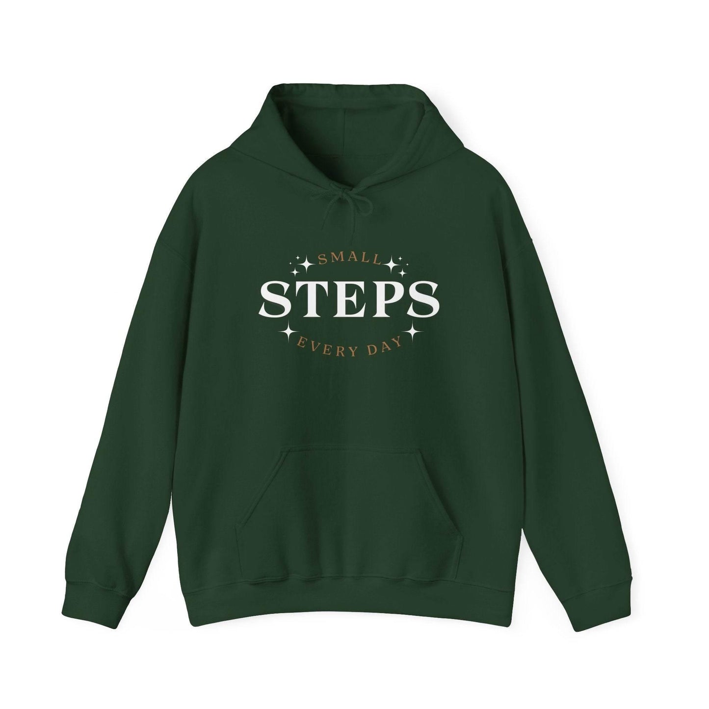 Hooded Sweatshirt Small Steps Every Day - FitLife - WellnessOasis