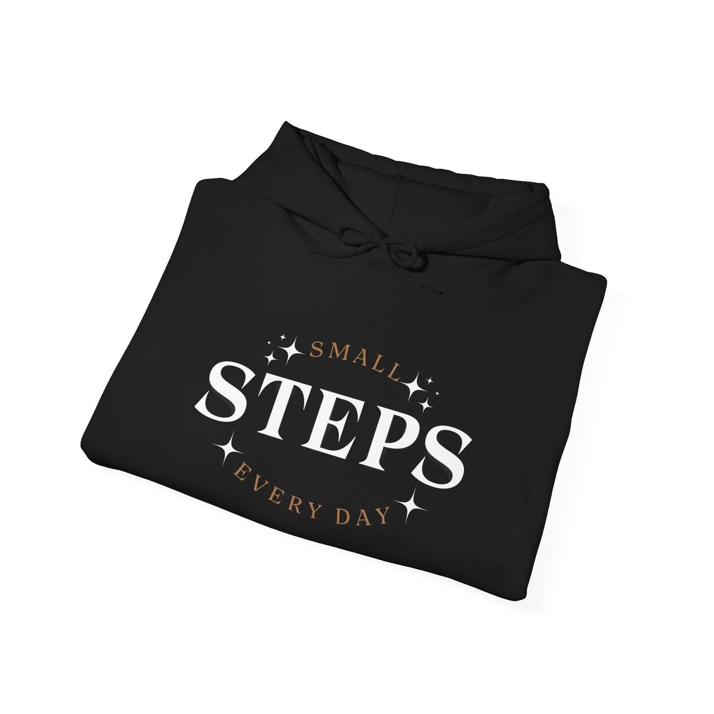 Hooded Sweatshirt Small Steps Every Day - FitLife - WellnessOasis