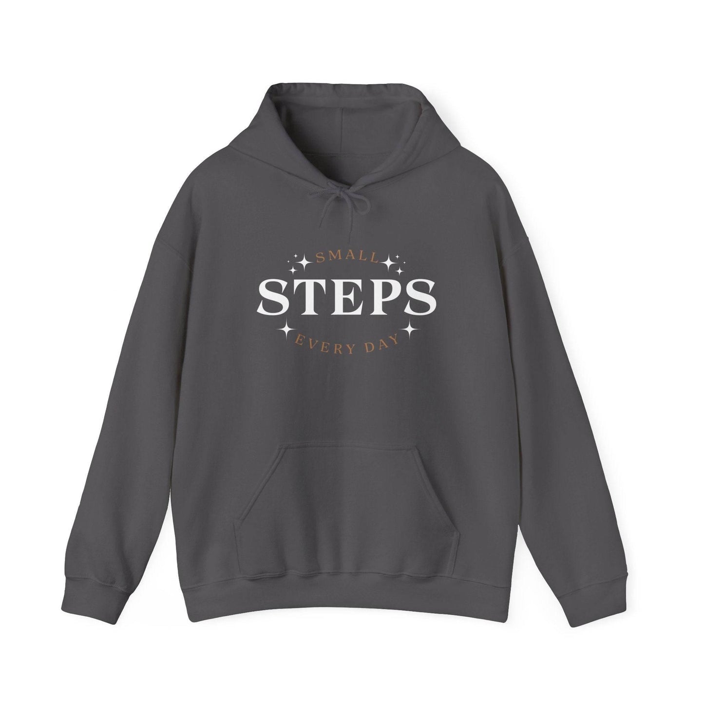 Hooded Sweatshirt Small Steps Every Day - FitLife - WellnessOasis