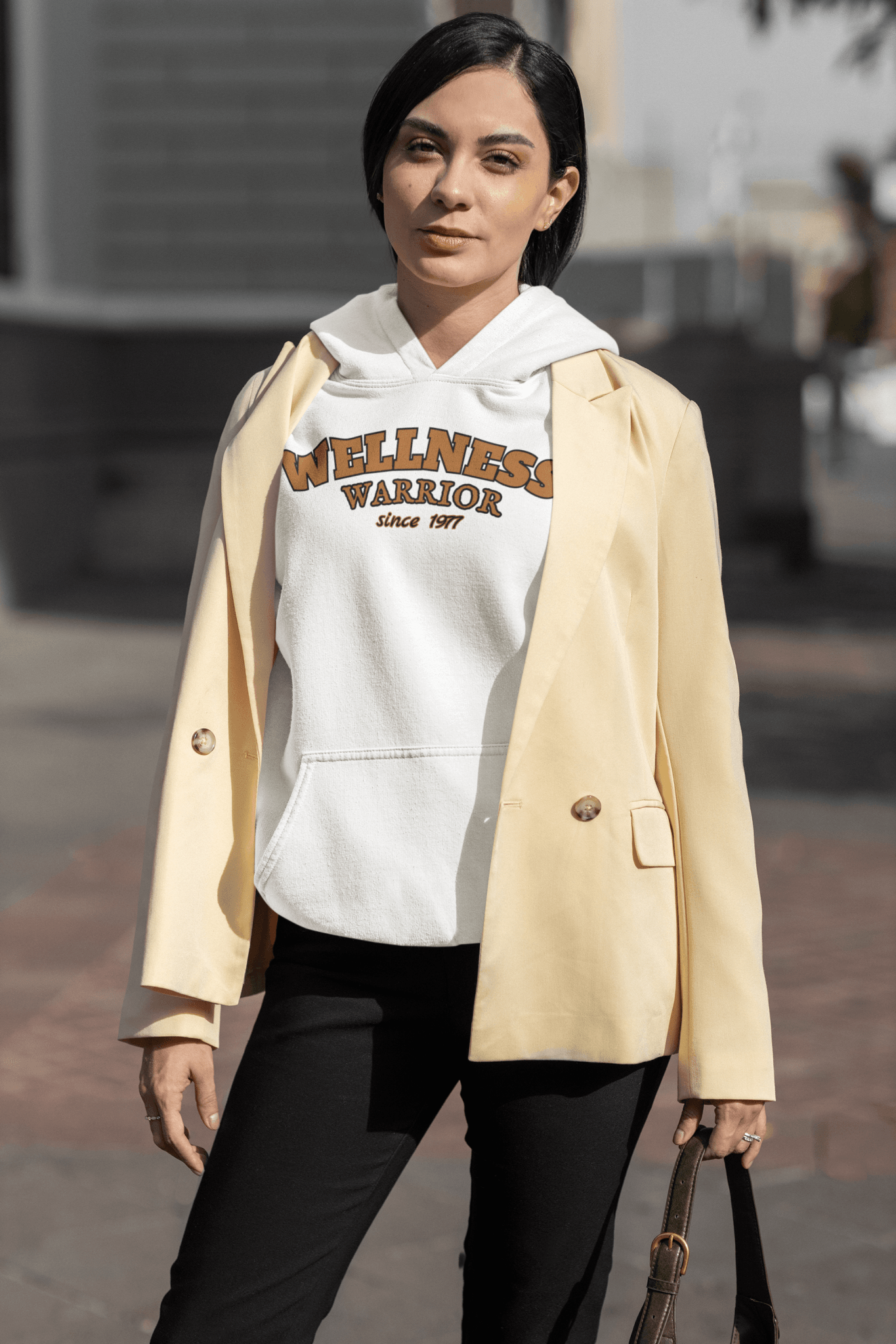 Hoodie - Wellness Warrior since 1977 - FitLife - WellnessOasis