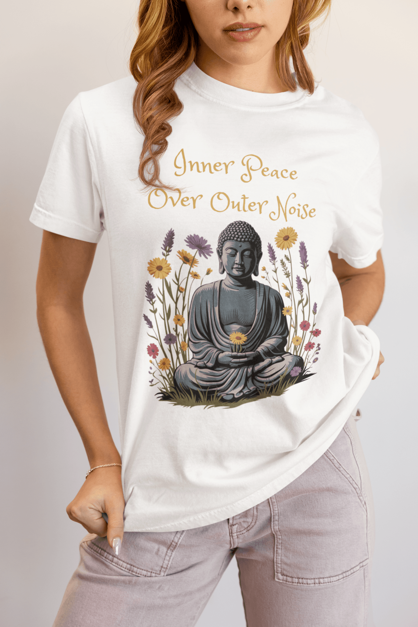 Inner Peace T-Shirt – Mindfulness & Calm Vibes Tee - FitLife - WellnessOasis