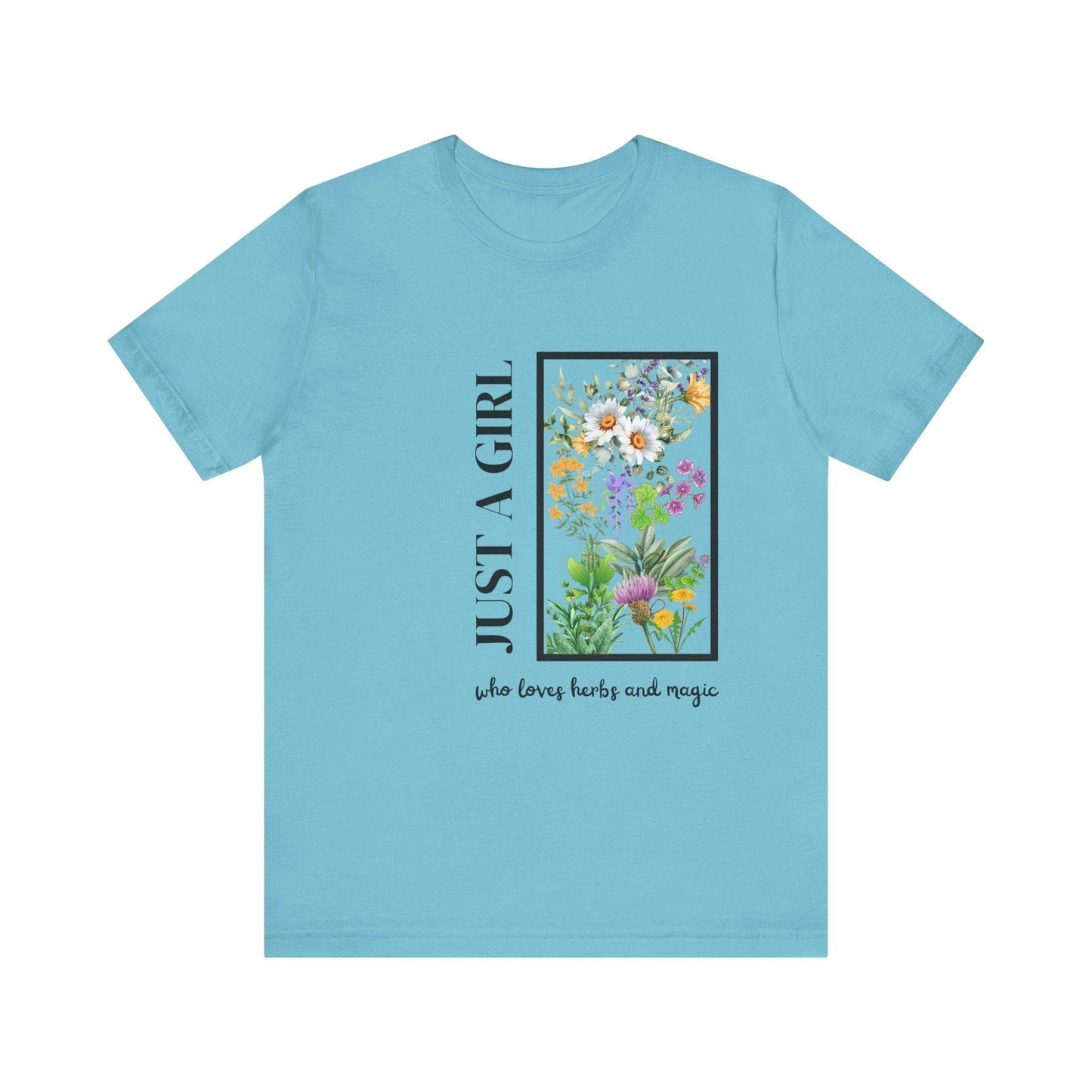 Just a Girl Herbal Graphic Tee - FitLife - WellnessOasis