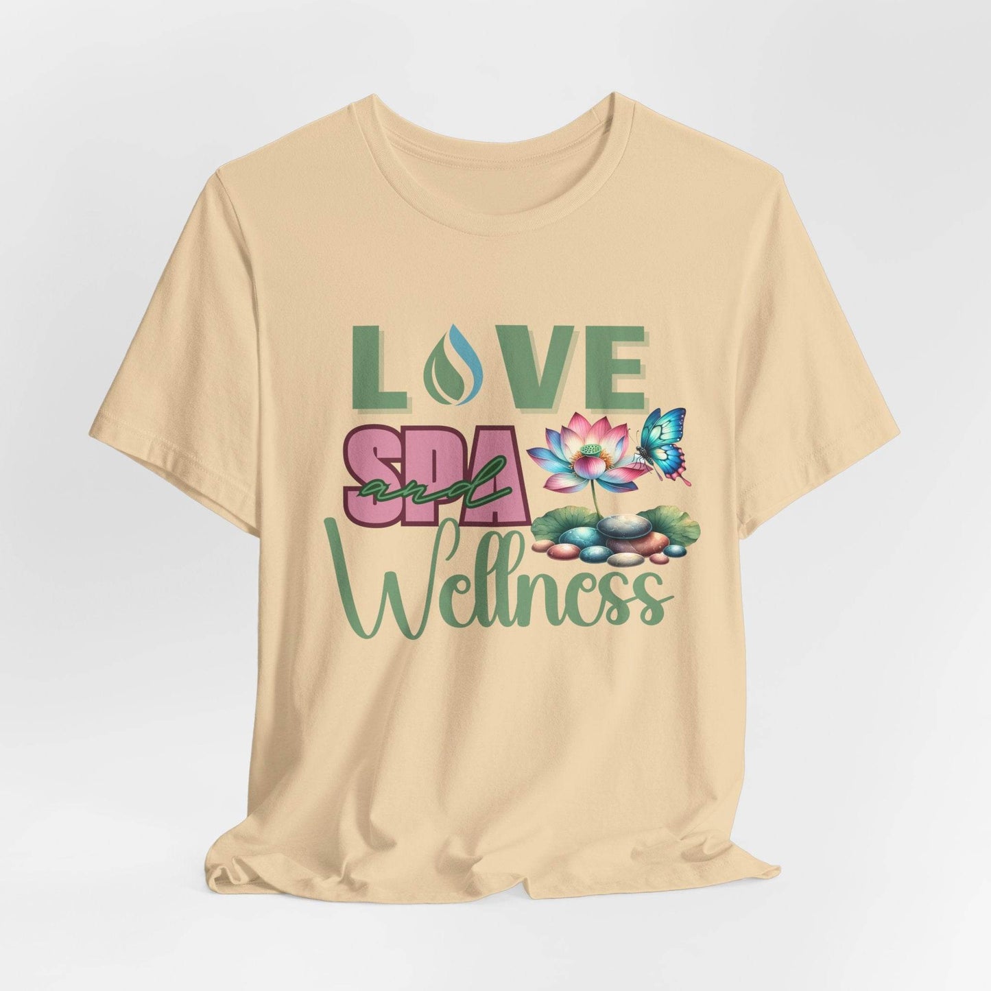 Love Spa Wellness Tee - FitLife - WellnessOasis