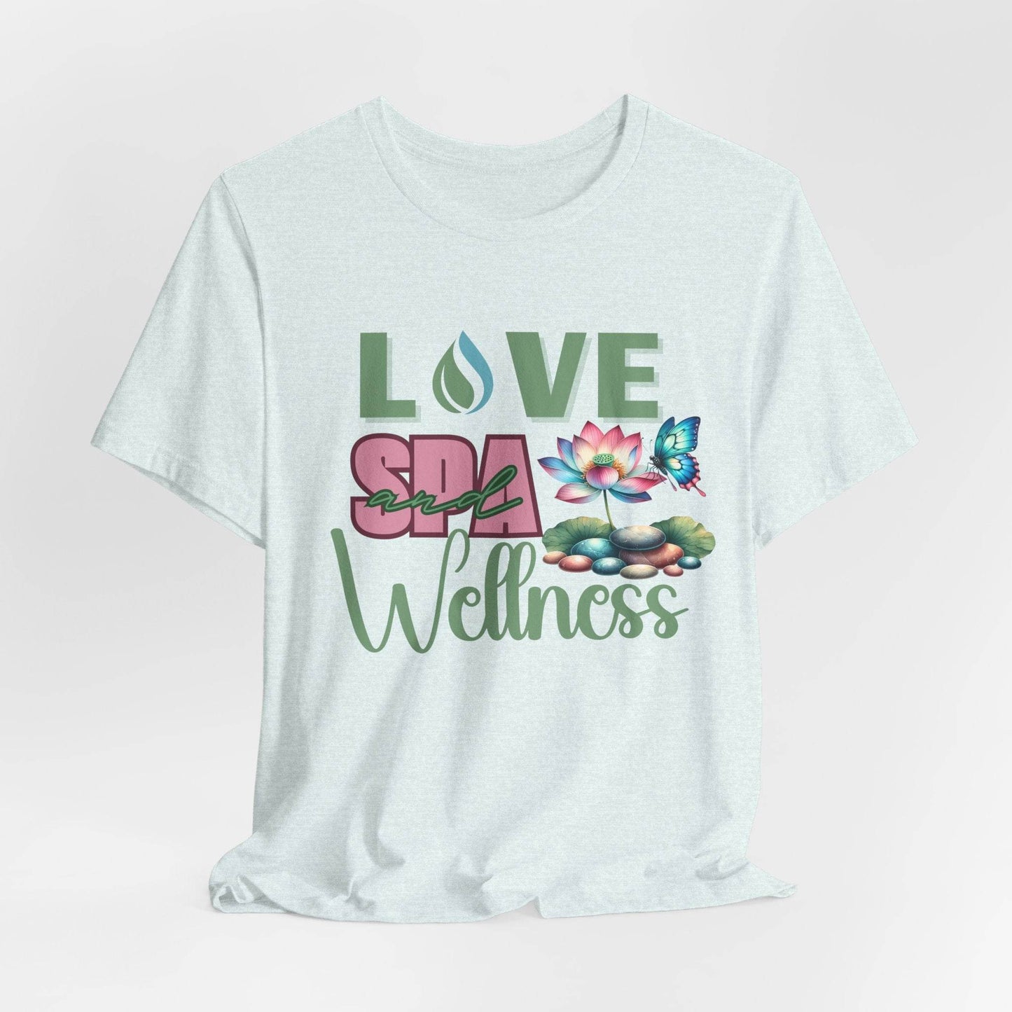 Love Spa Wellness Tee - FitLife - WellnessOasis