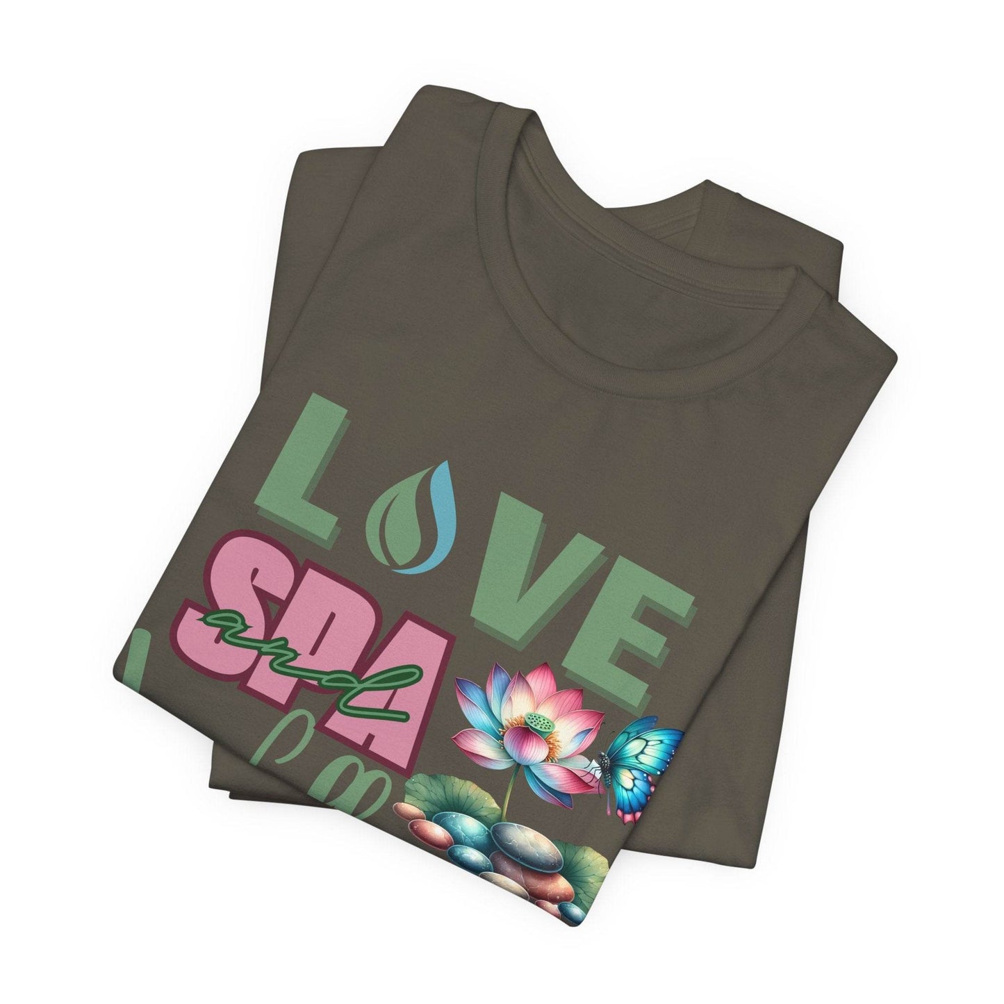 Love Spa Wellness Tee - FitLife - WellnessOasis