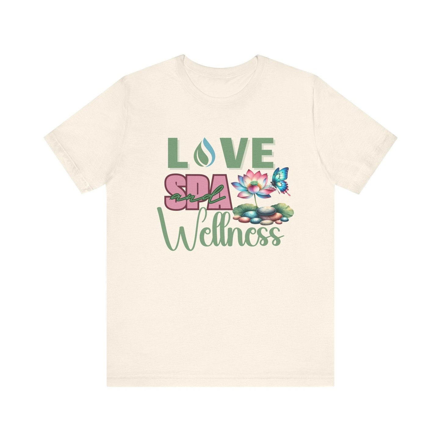 Love Spa Wellness Tee - FitLife - WellnessOasis