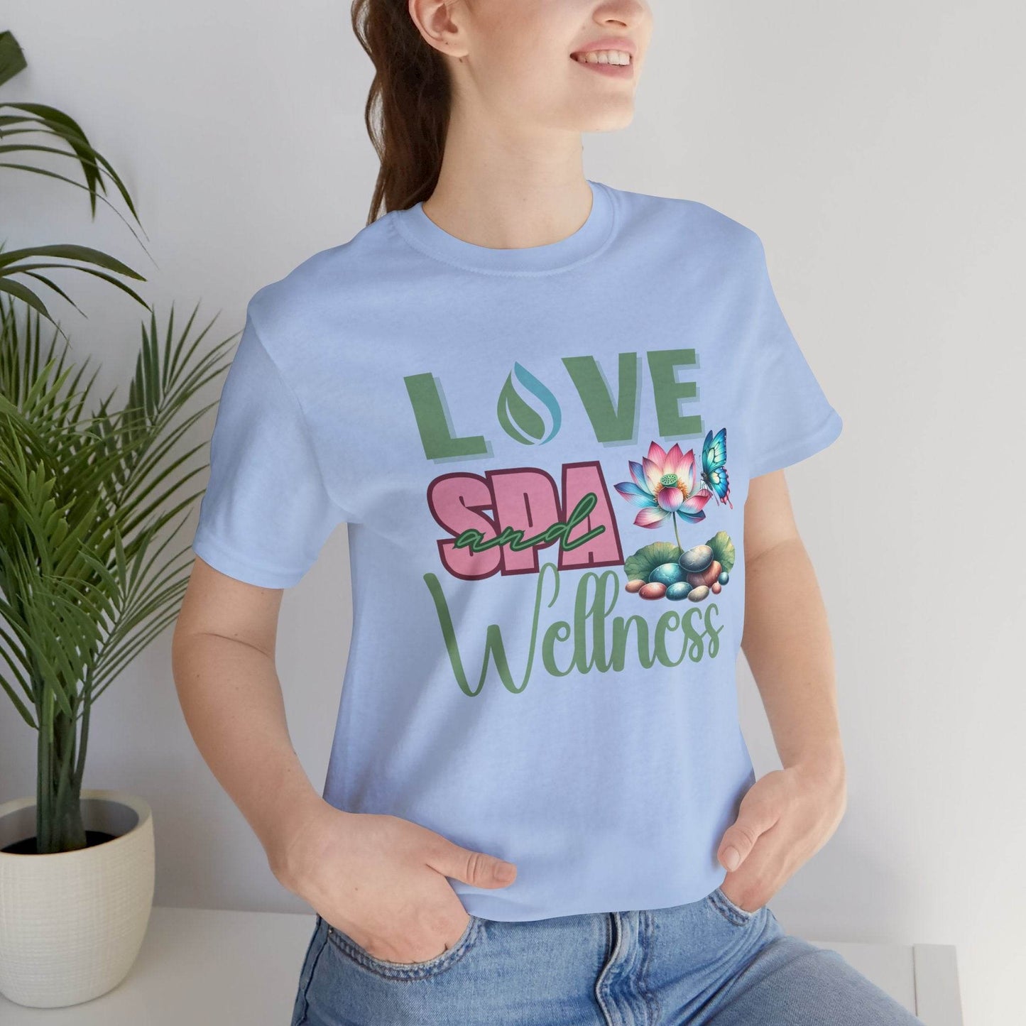 Love Spa Wellness Tee - FitLife - WellnessOasis