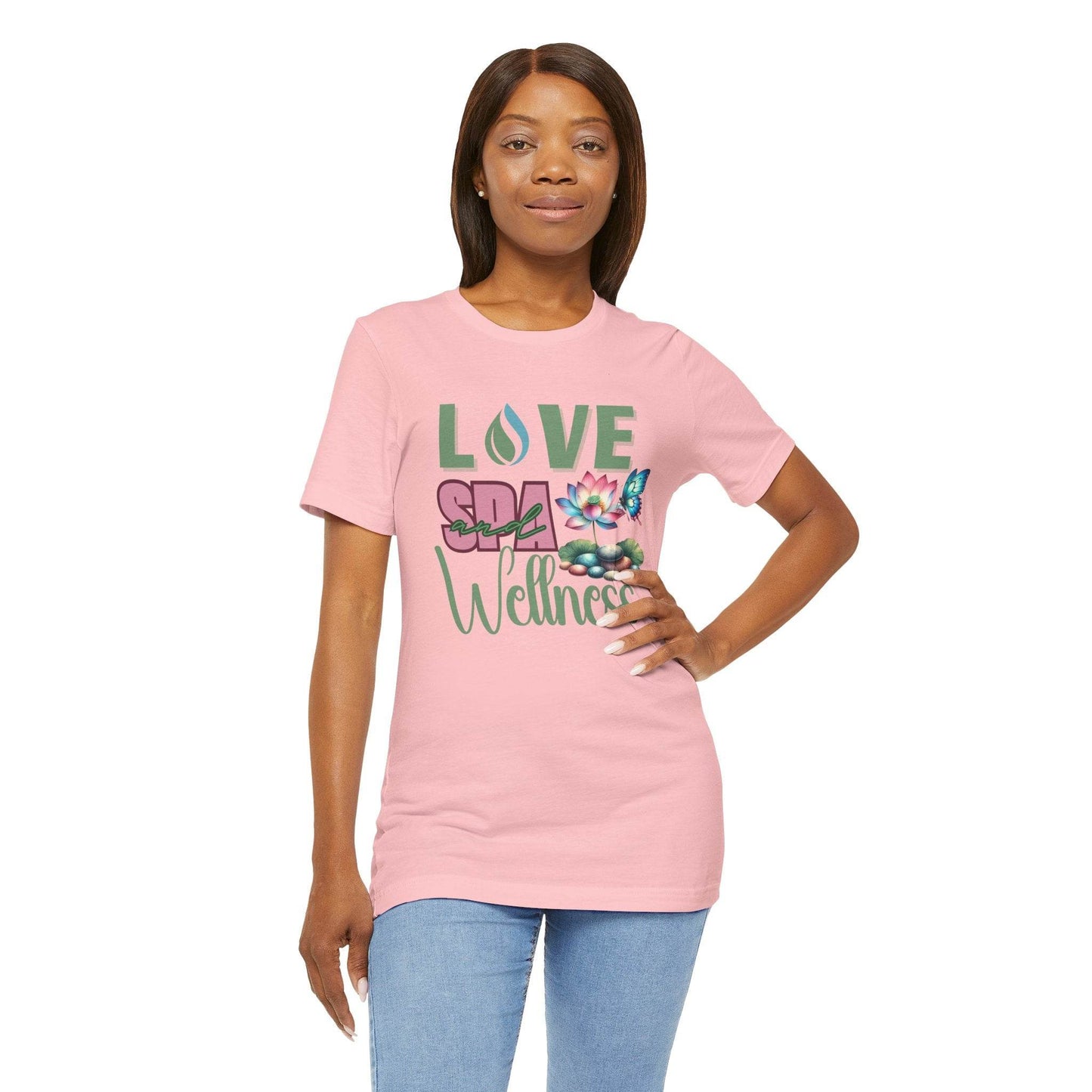 Love Spa Wellness Tee - FitLife - WellnessOasis