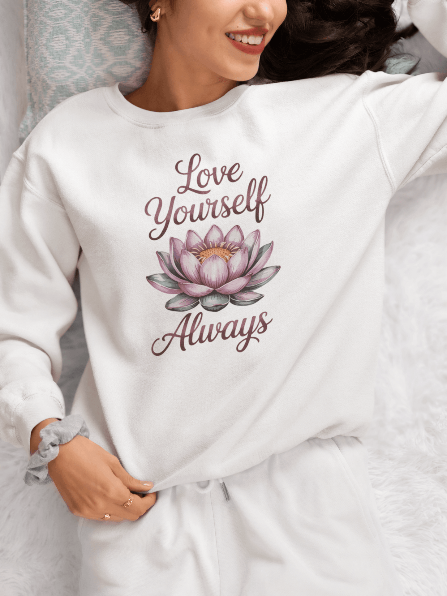 Love Yourself Always Sweatshirt - FitLife - WellnessOasis