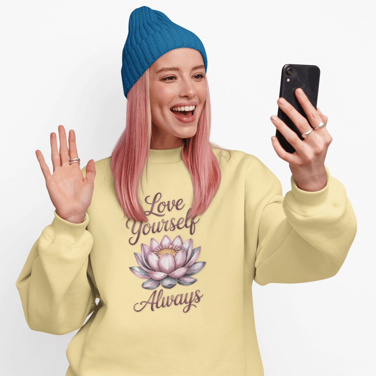 Love Yourself Always Sweatshirt - FitLife - WellnessOasis