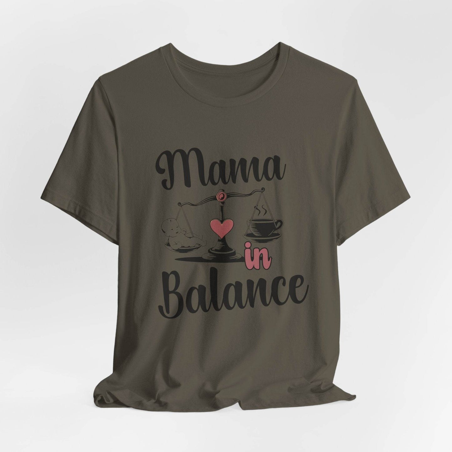 Mama in Balance T-Shirt – Stylish Comfort for Mindful Moms - FitLife - WellnessOasis