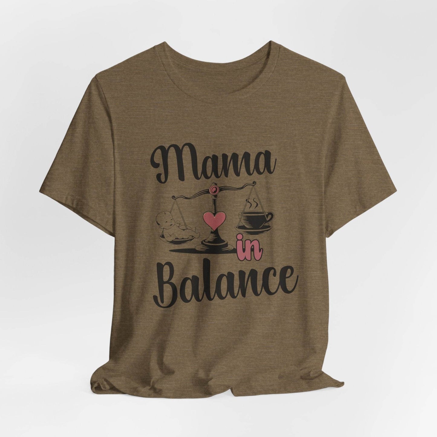 Mama in Balance T-Shirt – Stylish Comfort for Mindful Moms - FitLife - WellnessOasis