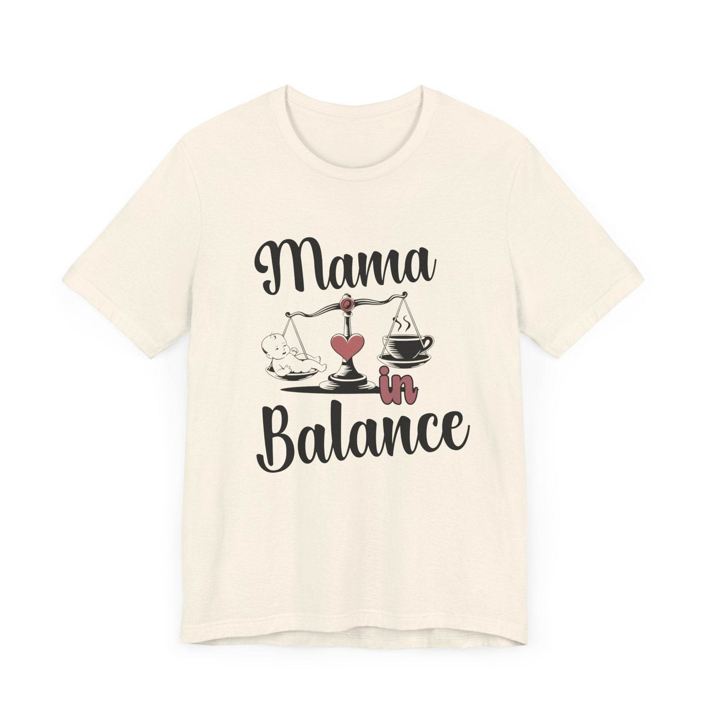 Mama in Balance T-Shirt – Stylish Comfort for Mindful Moms - FitLife - WellnessOasis