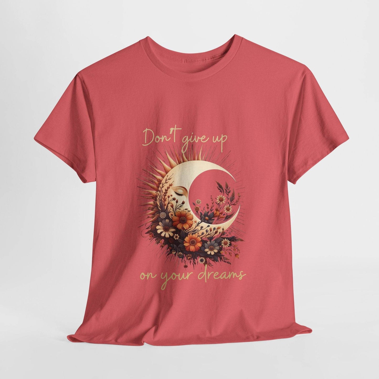 Motivational T-shirt - Don't Give up on Your Dreams - FitLife - WellnessOasis
