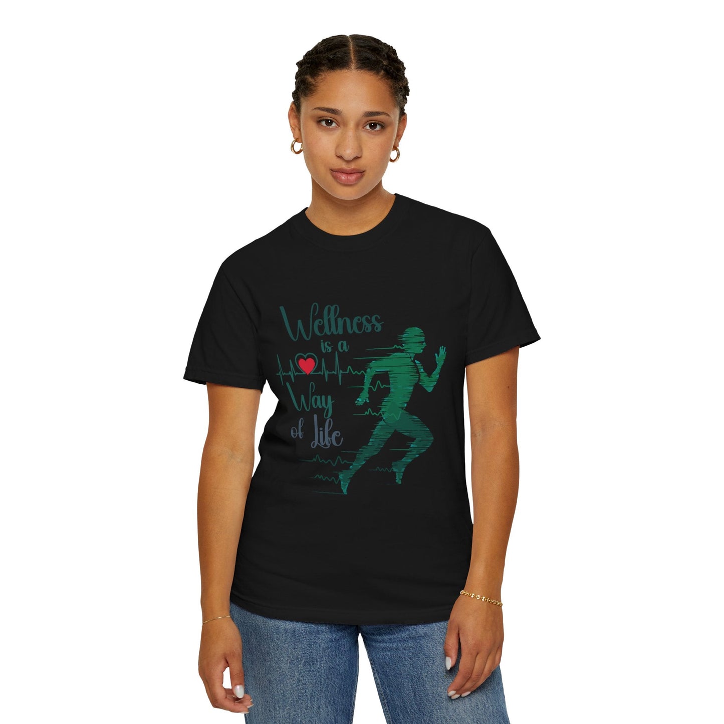 Motivational T-Shirt, Fitness Tee, Wellness Apparel, Gym Shirt - FitLife - WellnessOasis