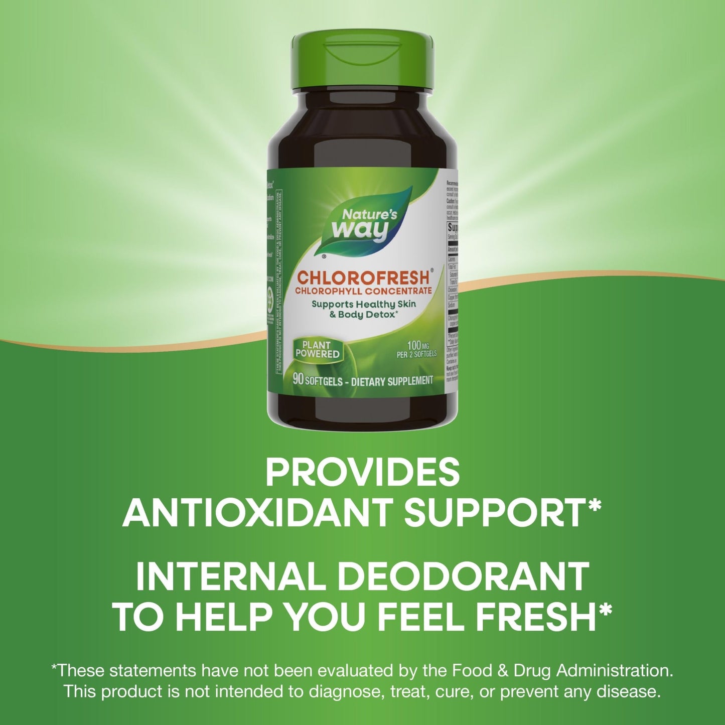 Nature’s Way Chlorofresh Chlorophyll Concentrate, Supports Detox - FitLife - WellnessOasis