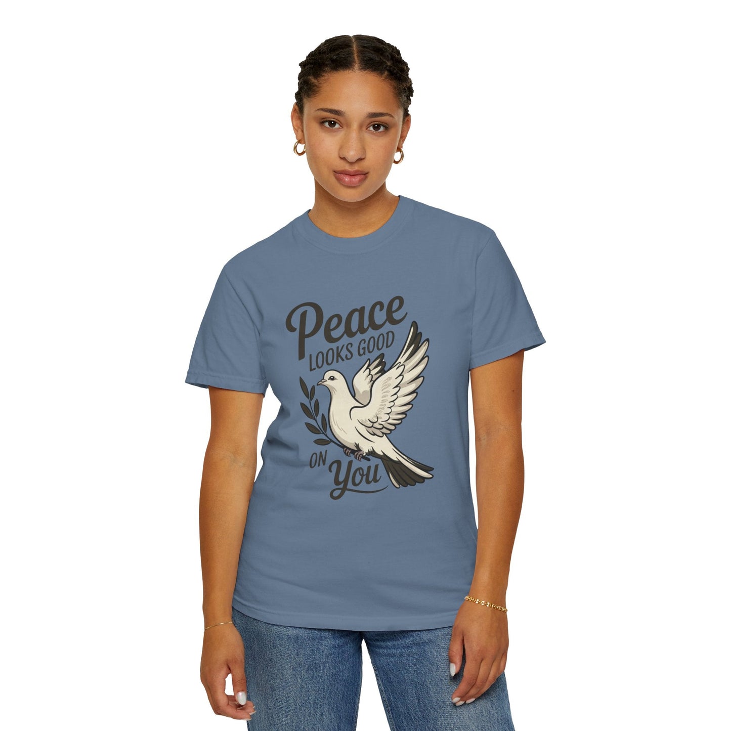 Peace Looks Good on You T-Shirt – Positive Vibes Tee - FitLife - WellnessOasis