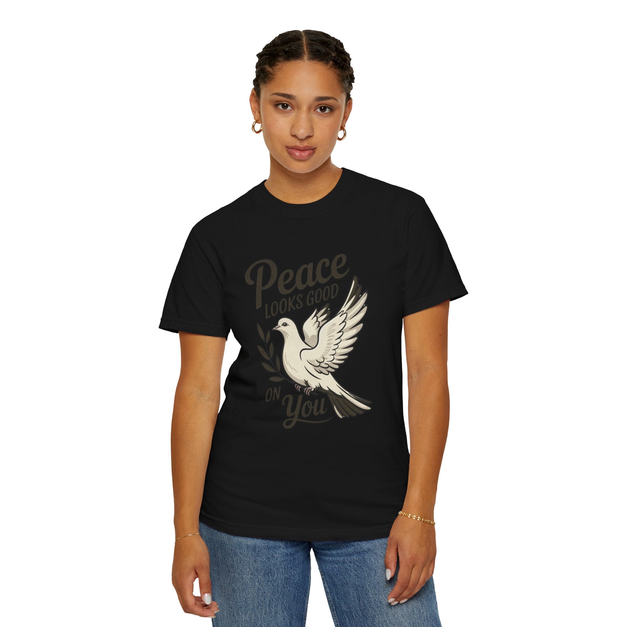Peace Looks Good on You T-Shirt – Positive Vibes Tee - FitLife - WellnessOasis