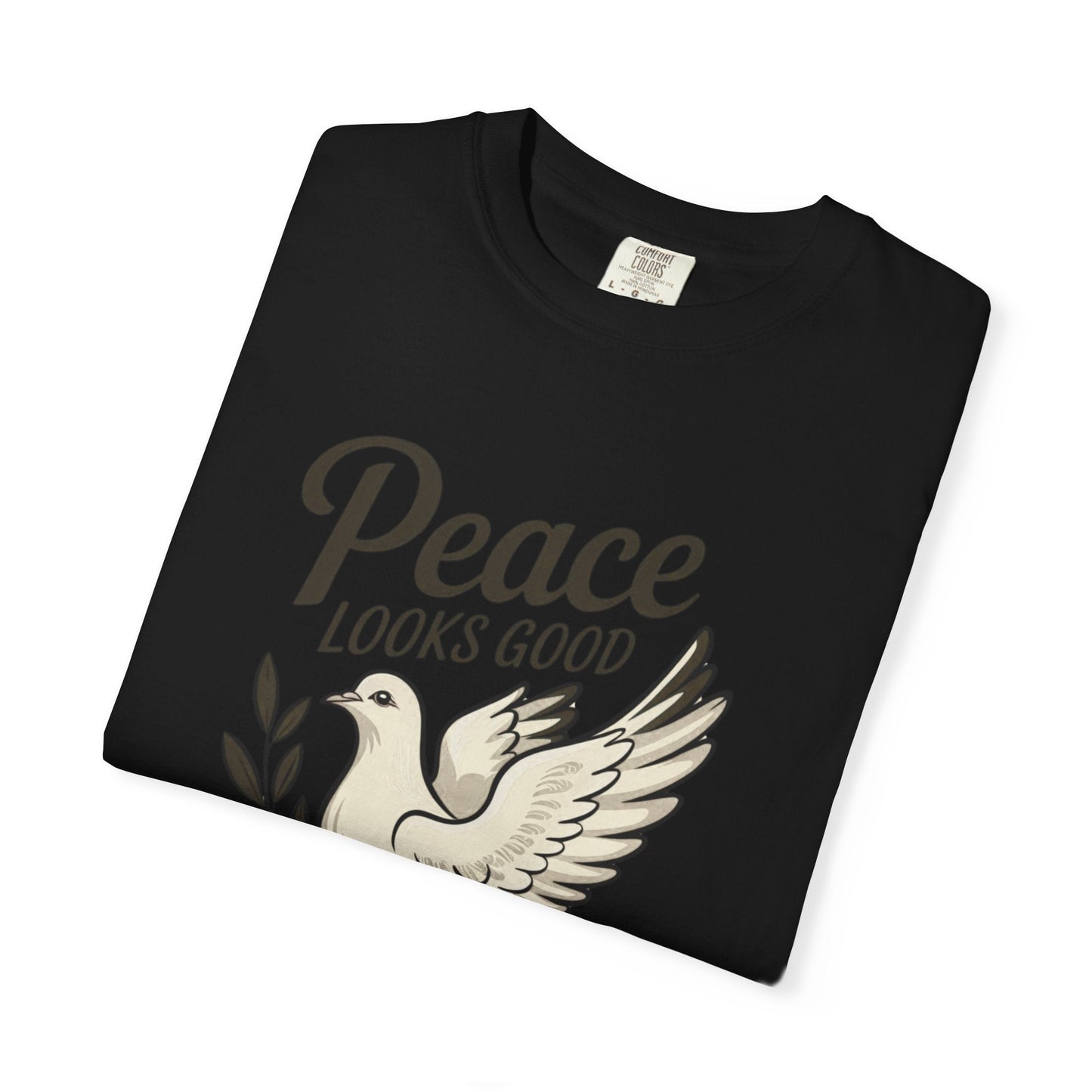 Peace Looks Good on You T-Shirt – Positive Vibes Tee - FitLife - WellnessOasis