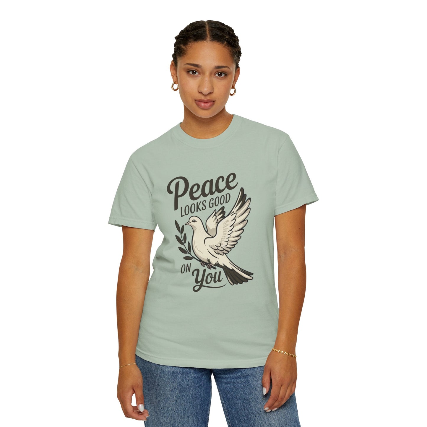 Peace Looks Good on You T-Shirt – Positive Vibes Tee - FitLife - WellnessOasis