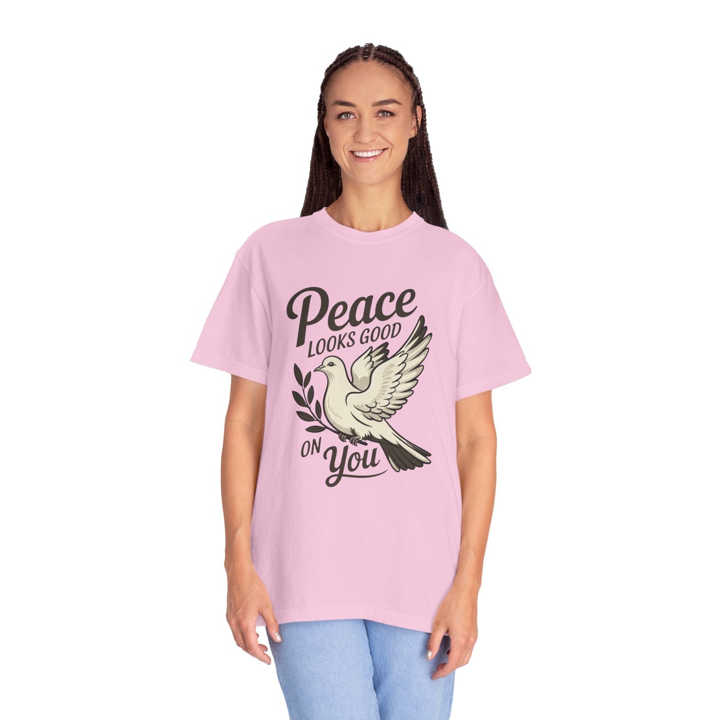 Peace Looks Good on You T-Shirt – Positive Vibes Tee - FitLife - WellnessOasis