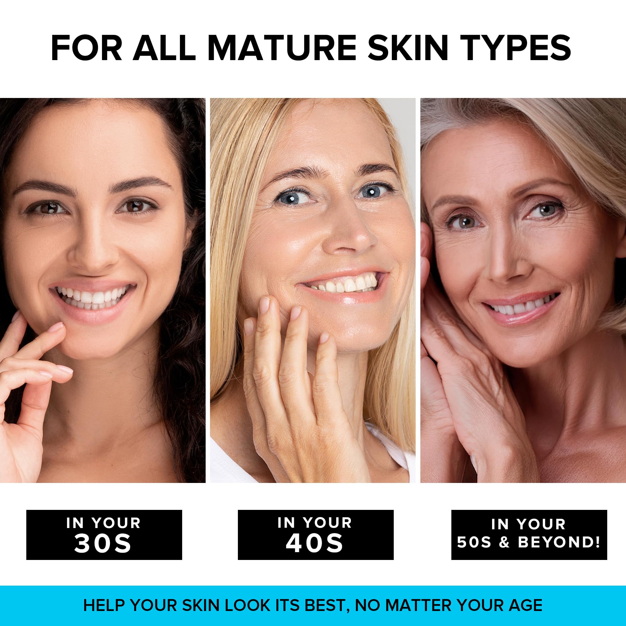 SimplyVital Collagen, Retinol & Hyaluronic Acid Cream - Anti - Aging Face Moisturizer for Face, Firming Skin Care Neck & Décolleté - Made in USA, Daily Moisturizer Face Cream Day & Night - 1.7 fl.oz. - FitLife - WellnessOasis