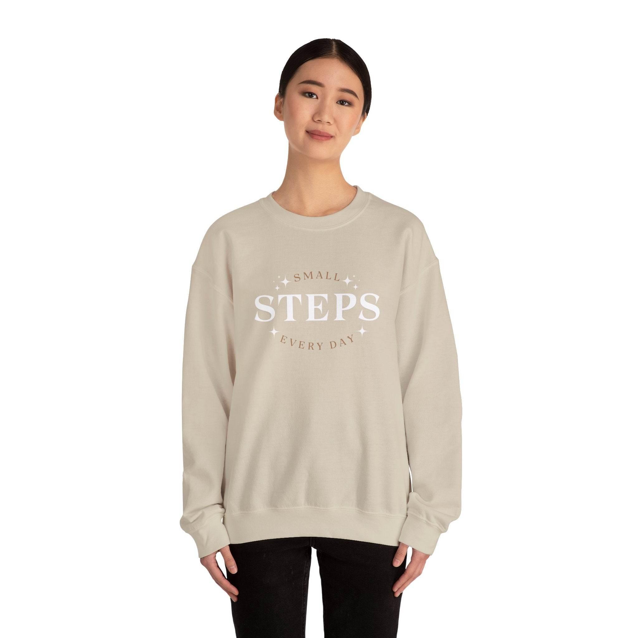 Small Steps Every Day Sweatshirt - FitLife - WellnessOasis