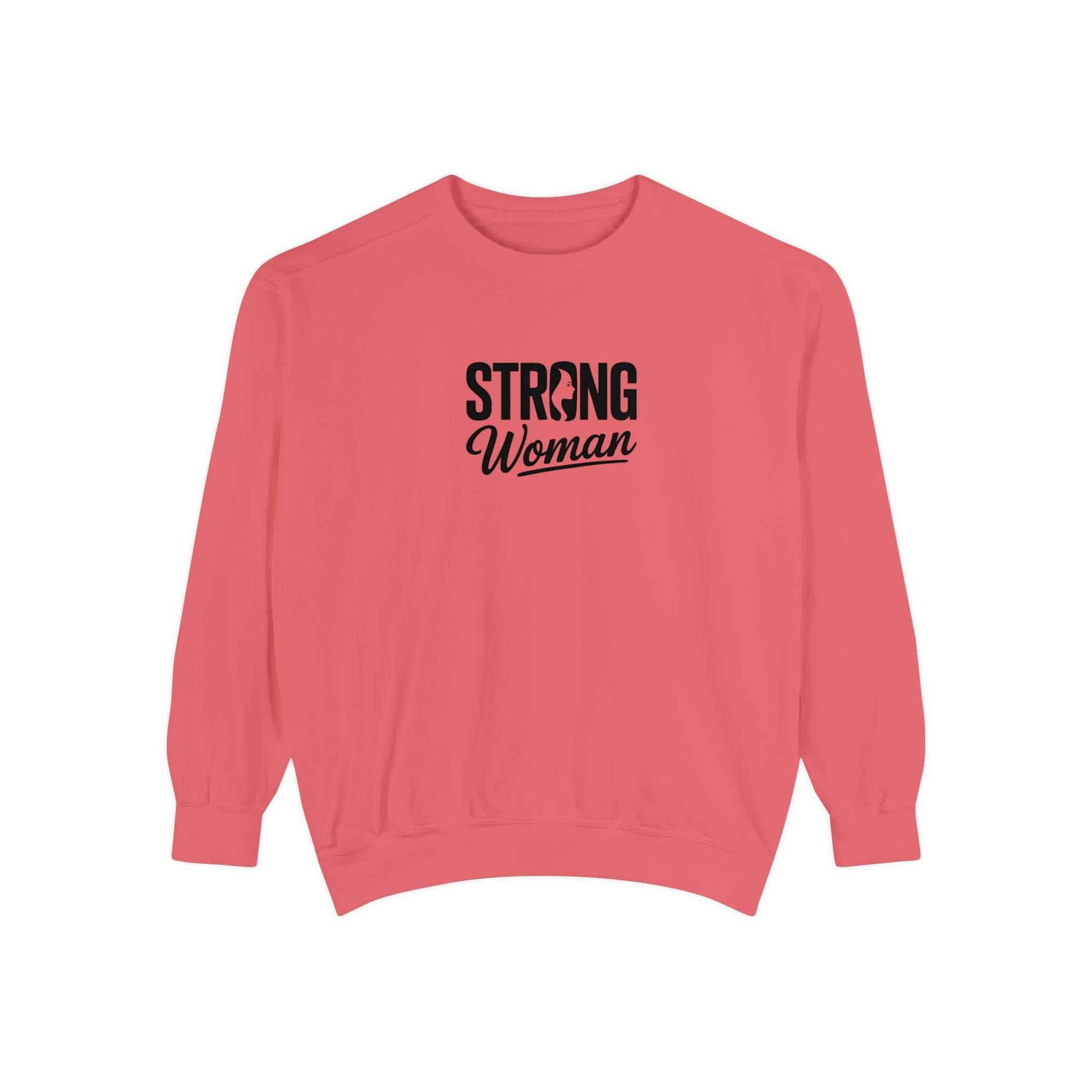 Strong Woman Sweatshirt - FitLife - WellnessOasis