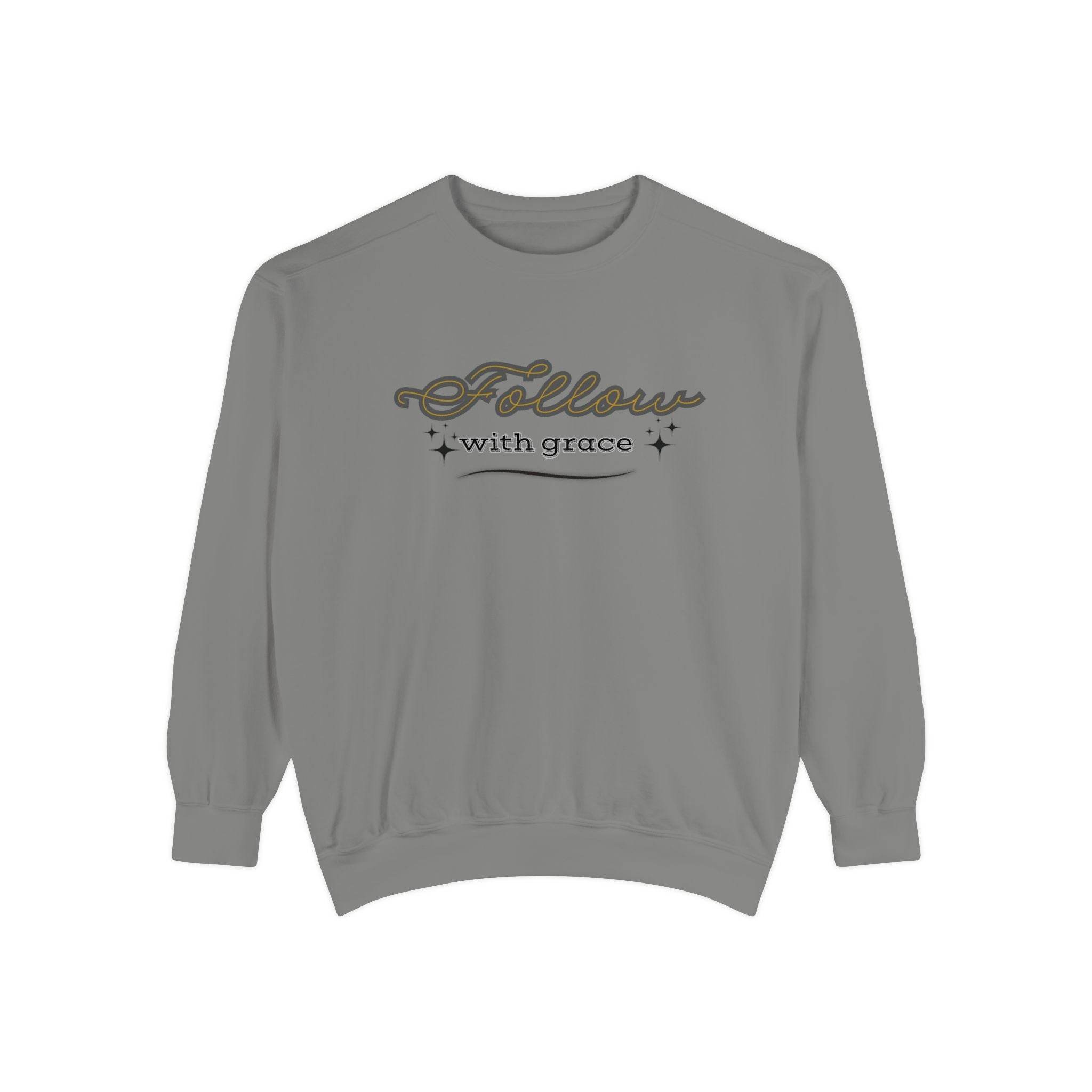 Sweatshirt - Follow with Grace - FitLife - WellnessOasis