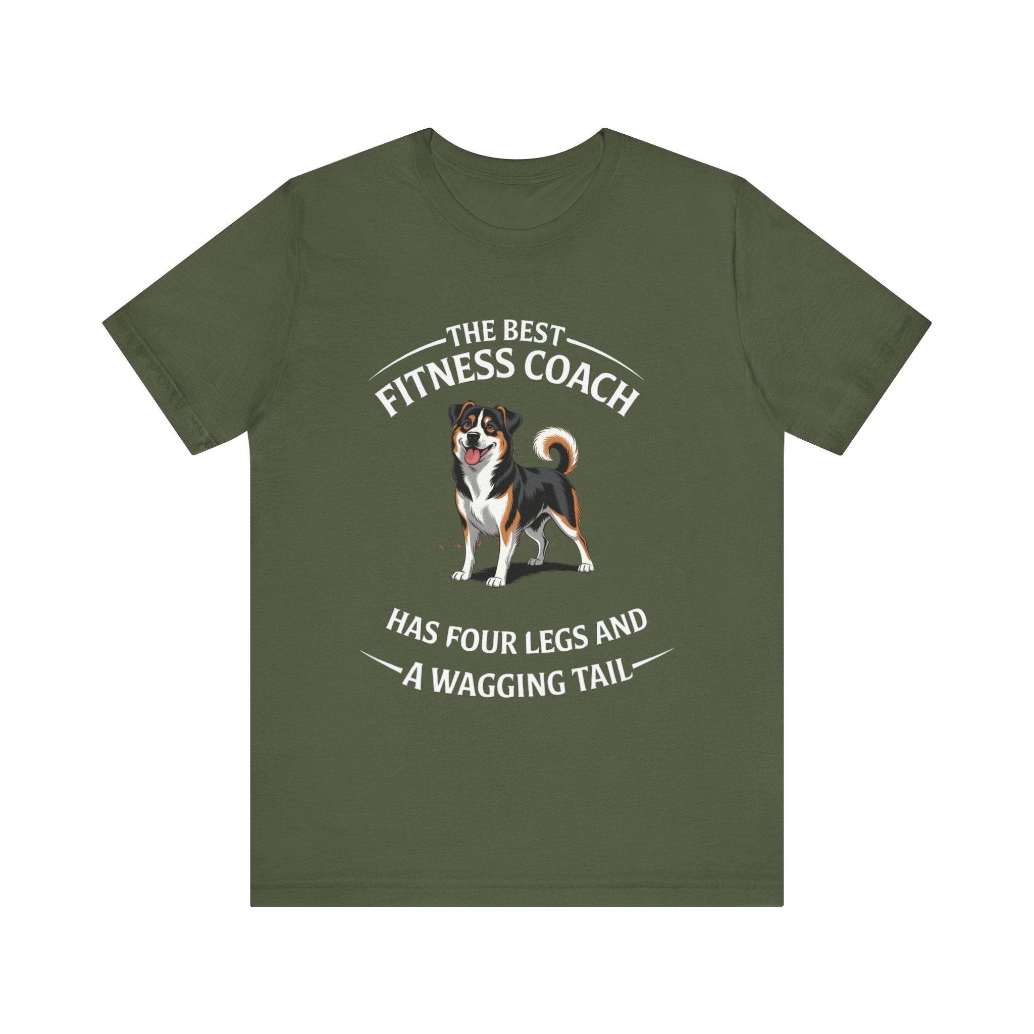 The Best Fitness Coach Tee - Perfect Gift for Dog Lovers - FitLife - WellnessOasis