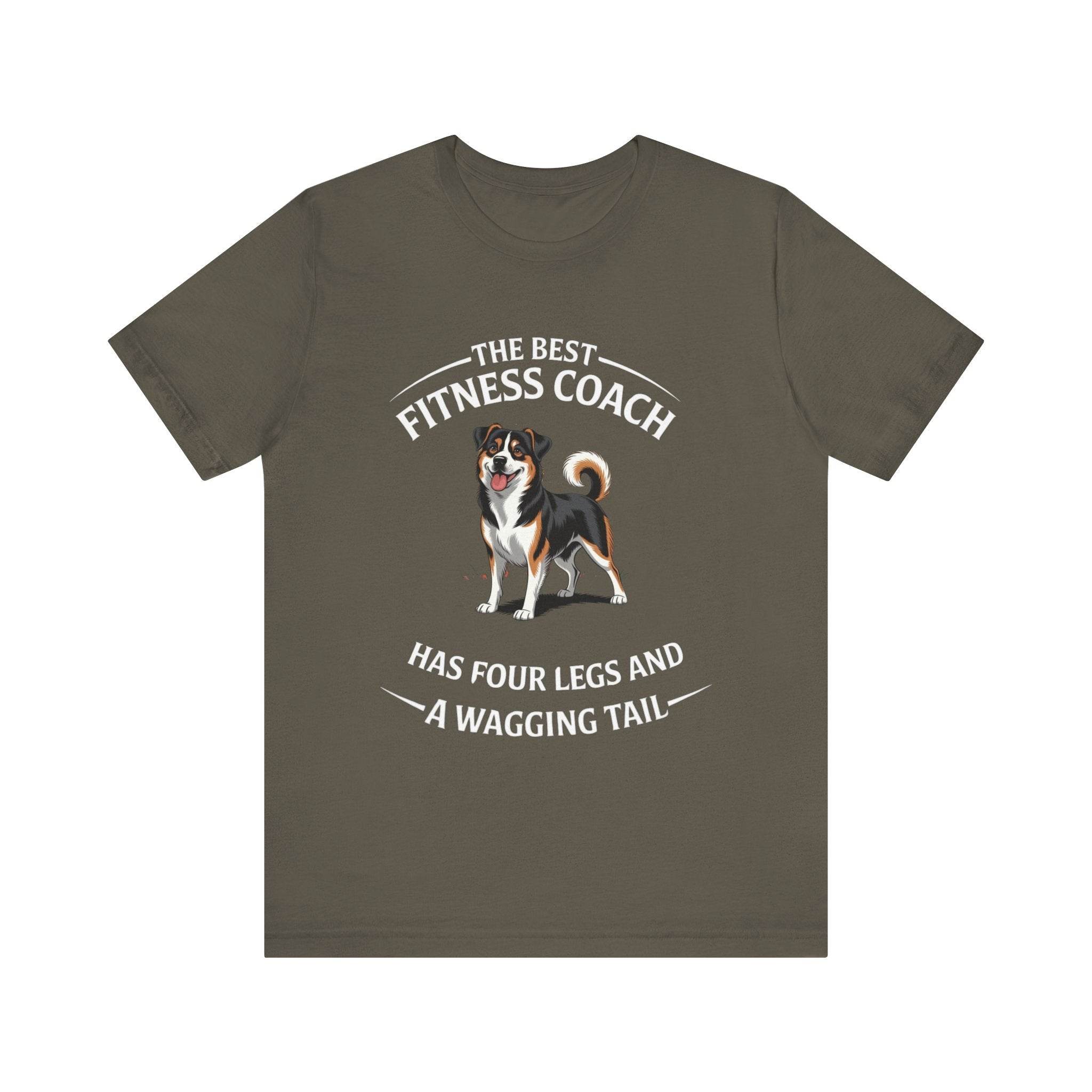 The Best Fitness Coach Tee - Perfect Gift for Dog Lovers - FitLife - WellnessOasis
