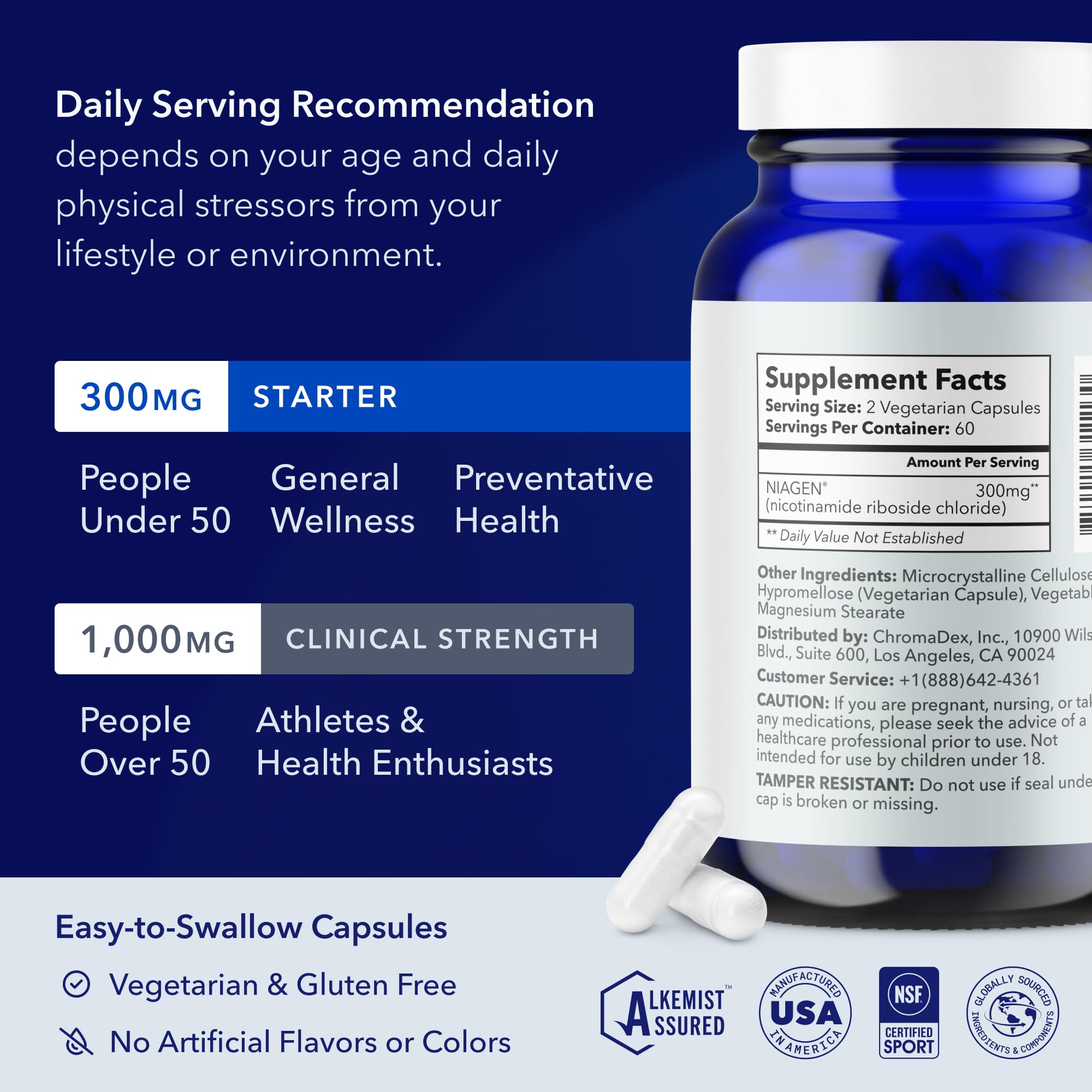 TRU NIAGEN NR NAD+ Supplement – Cellular Energy & Healthy Aging - FitLife - WellnessOasis