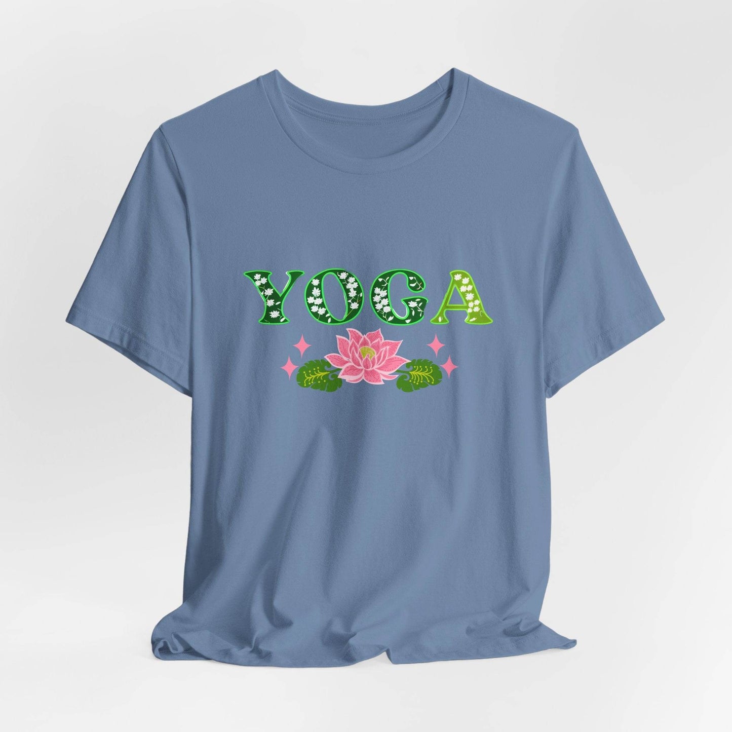 Yoga Tee for Mindfulness and Wellness - FitLife - WellnessOasis