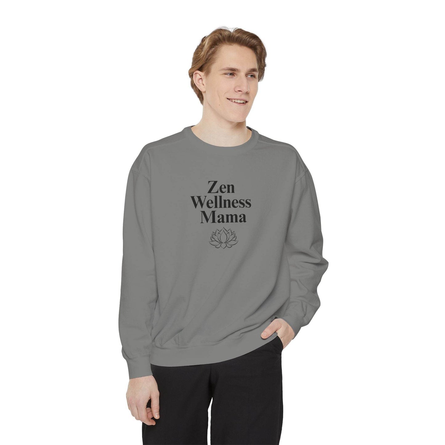 Zen Wellness Mama Sweatshirt – Mindful Mom Self - Care Pullover - FitLife - WellnessOasis