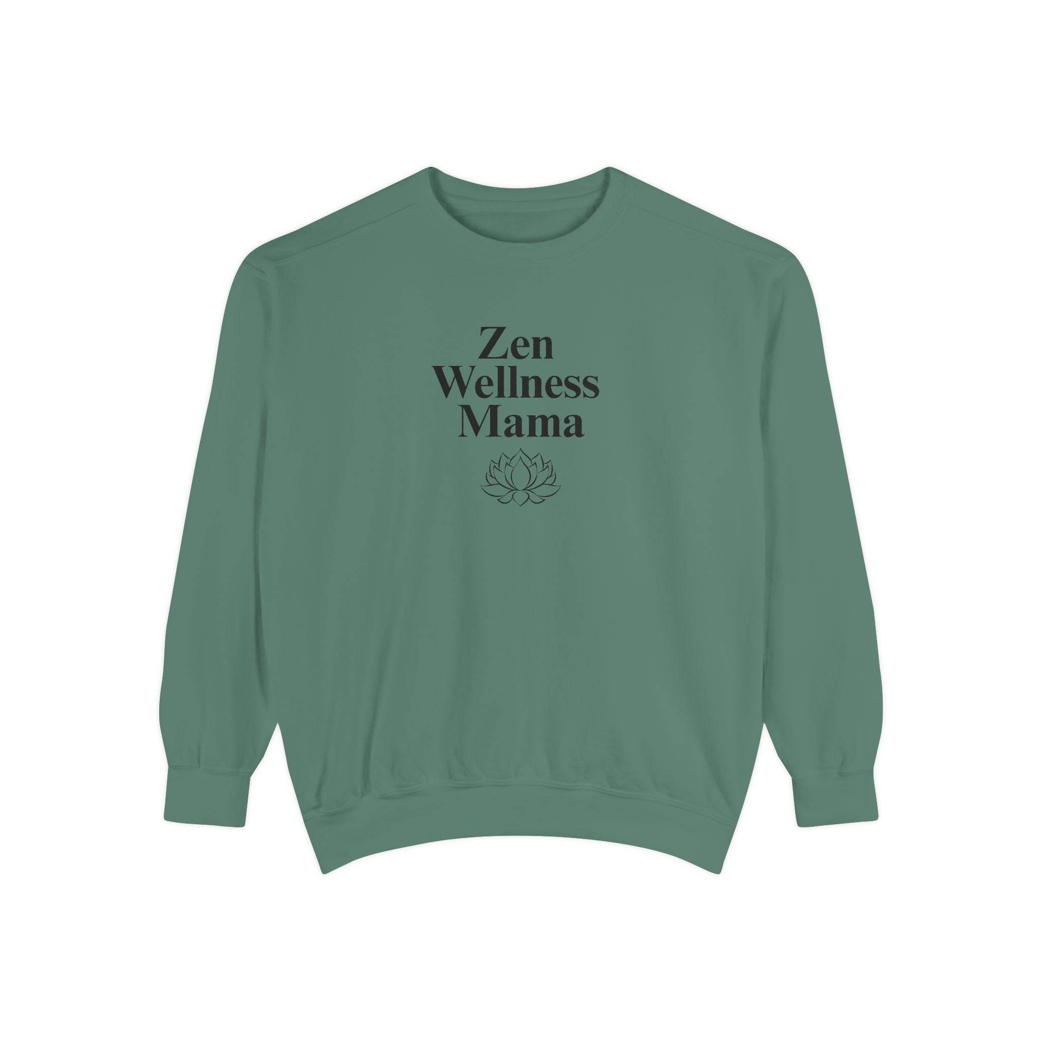 Zen Wellness Mama Sweatshirt – Mindful Mom Self - Care Pullover - FitLife - WellnessOasis