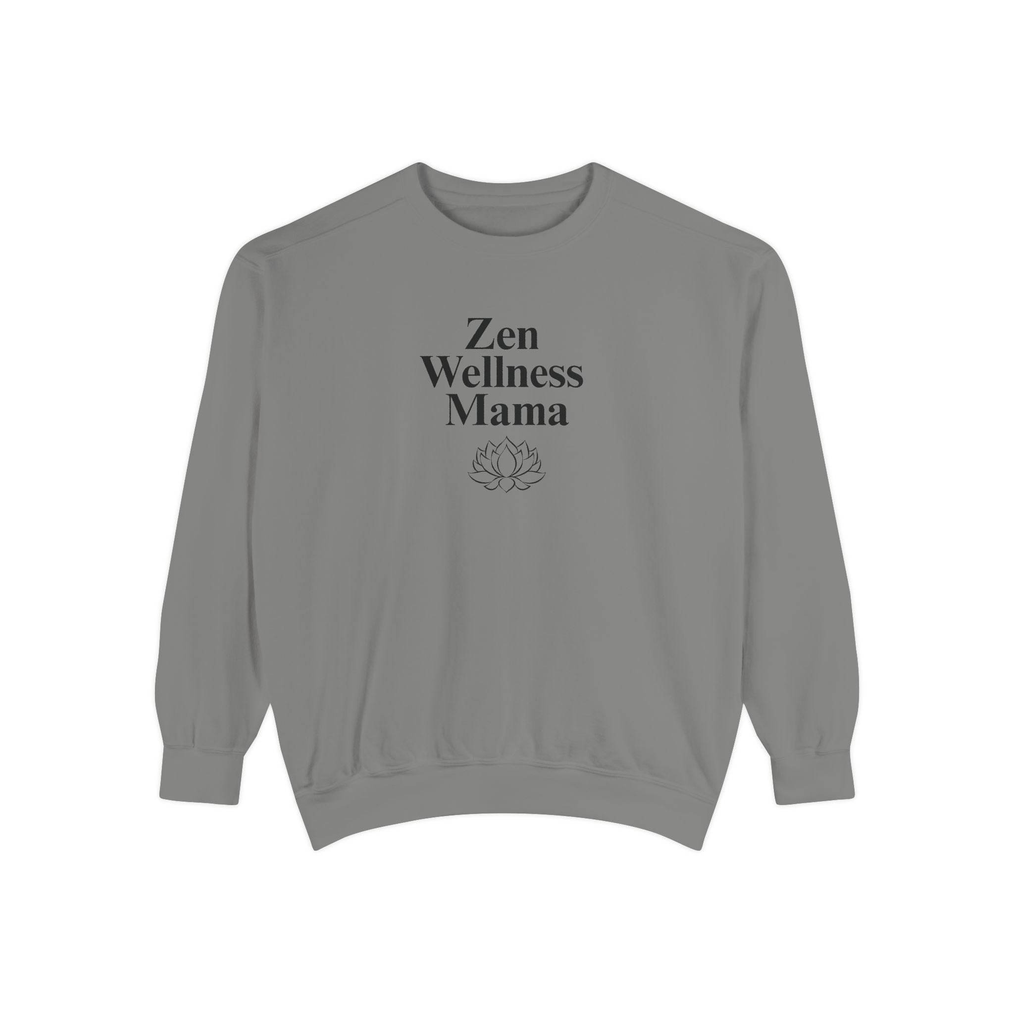 Zen Wellness Mama Sweatshirt – Mindful Mom Self - Care Pullover - FitLife - WellnessOasis