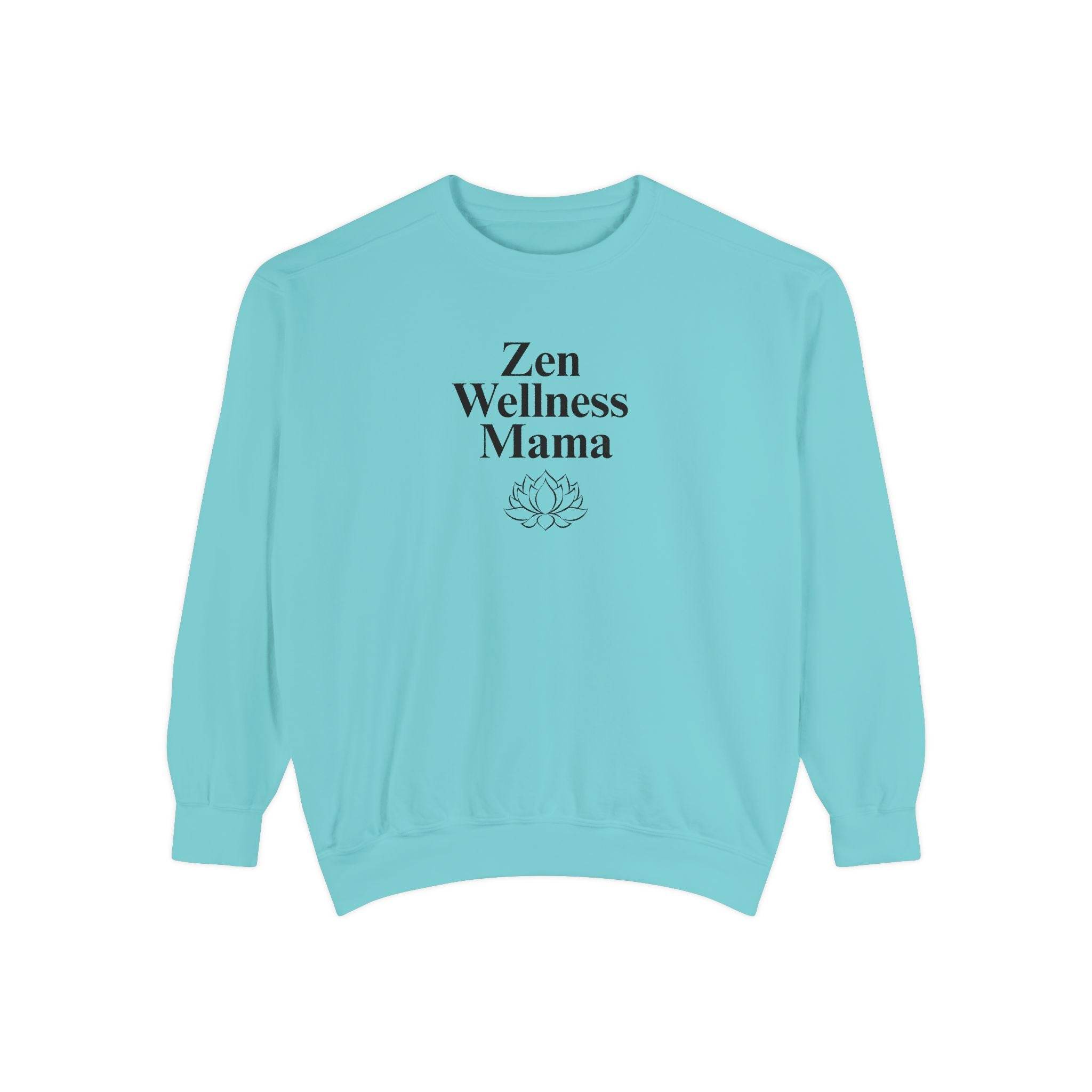 Zen Wellness Mama Sweatshirt – Mindful Mom Self - Care Pullover - FitLife - WellnessOasis