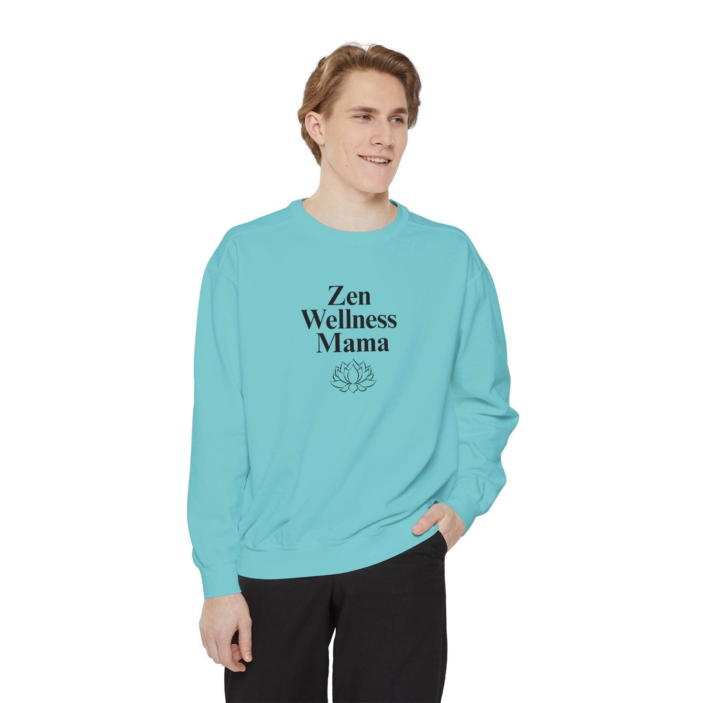 Zen Wellness Mama Sweatshirt – Mindful Mom Self - Care Pullover - FitLife - WellnessOasis