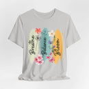 Breathe, Balance, Bloom T-Shirt - FitLife - WellnessOasis