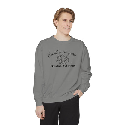 Breathe in Peace Sweatshirt - FitLife - WellnessOasis