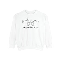 Breathe in Peace Sweatshirt - FitLife - WellnessOasis