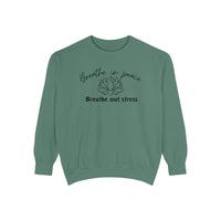 Breathe in Peace Sweatshirt - FitLife - WellnessOasis