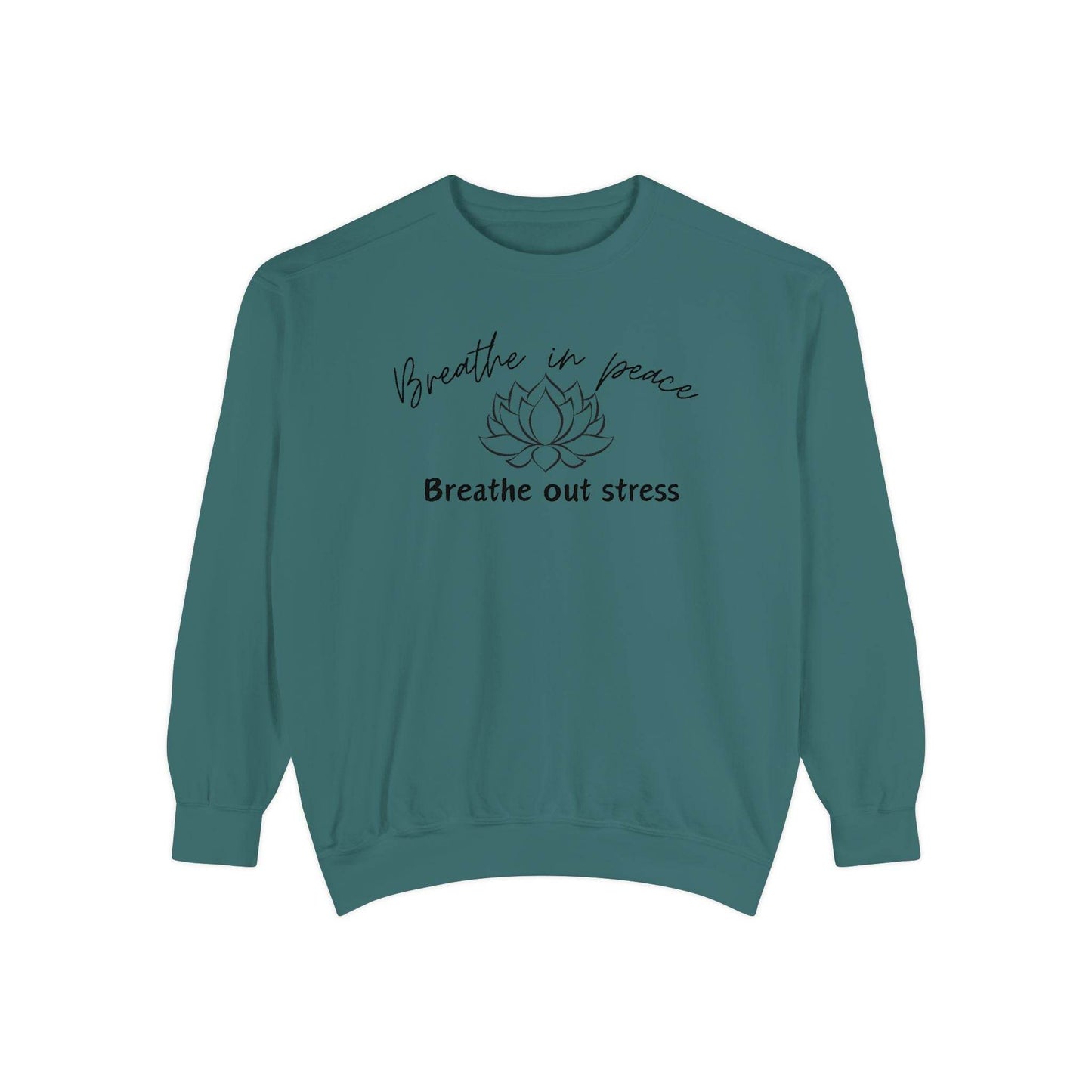 Breathe in Peace Sweatshirt - FitLife - WellnessOasis